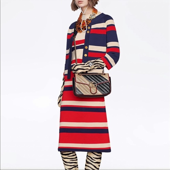 Gucci Calfskin Marmont Hard to find Quilted bag - Picture 6 of 17